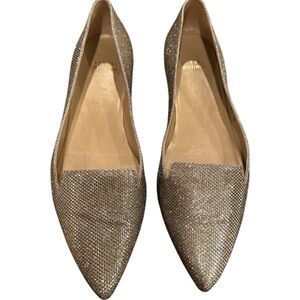 STUART WEITZMAN SZ 8.5  shiny pointed loafer